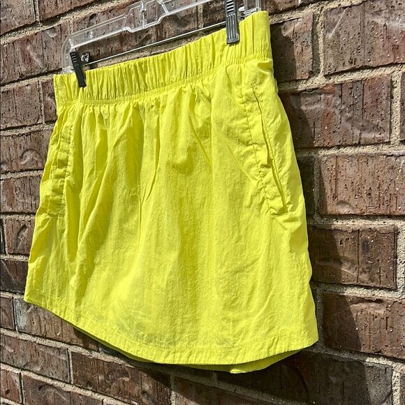 Spyder Women’s Bright Neon Yellow Green Skirt with Shorts Skort Sport Active L - Picture 16 of 16